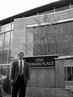 Erdman CEO Scott A. Ransom in front of the design-build company’s new headquarters building in Madison, Wis.
HREI™ photo