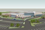 Hendricks Regional Health of Danville, Ind., and the YMCA of Greater Indianapolis are teaming up on this future health and fitness center in Avon, Ind. It’s the focal point of a new healthcare village called Satori Pointe.
Rendering courtesy of Hendricks Regional Health