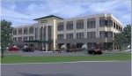 Huntsville, Ala.-based Triad Properties Corp. is developing a three-story, 60,000 square foot Madison Medical I medical office building on 3.46 acres near the new Madison Regional Hospital near Huntsville.
Rendering courtesy of Triad Properties Corp.