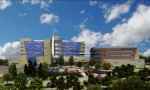 Pacific Medical Buildings has started construction for a $27.5 million medical office building in Castro Valley, Calif. The facility is being developed on Sutter Health’s Eden Medical center campus in a joint venture with Ventas Inc.
Rendering courtesy of Pacific Medical Buildings