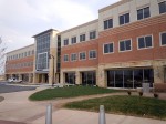 A surgery center recently opened inside this new $30 million, 120,000 square
foot MOB on the campus of Indiana University Health Saxony Hospital in Fishers, Ind., a northeast suburb of Indianapolis.
Photo courtesy of Johnson Development