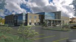 The future Oak Lawn Medical Office Building in the Chicago suburbs is 80 percent pre-leased and should be filled by the time it opens in November, according to developer Bluestone Healthcare Partners. (Rendering courtesy of Bluestone Healthcare Partners)