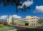 Outpatient space will be prominently placed right off the main entrance at the new St. Vincent’s Medical Center in Clay County, Fla. (Rendering courtesy of St. Vincent’s)