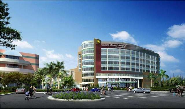 The future Golisano Children's Hospital of Southwest Florida would be built in south Fort Myers and be part of the Lee Memorial Health system. It is scheduled to open in 2107. (Rendering courtesy of Harvard Jolly Inc.) 