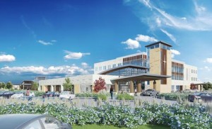A $100 million replacement hospital in booming western North Dakota won’t be as large as some folks expected. Rendering courtesy of St. Joseph’s Hospital