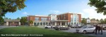 Riverside Health System of Newport News, Va., recently broke ground for a replacement for its Riverside Shore Memorial Hospital in Nassawadox, Va. The new hospital and adjacent outpatient facility will have a total cost of about $80 million. (Rendering courtesy of Riverside Health)