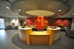 The reception area of 95 Crystal Run Road in Middletown, N.Y., which was part of the $141 million Crystal Run MOB portfolio. (Photo courtesy of Raymond James)
