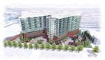 To obtain tax-exempt bond financing, not-for-profit Buckner Retirement Services must first secure commitments for 75 percent of the independent living units in its proposed $108 million, 314-unit Ventana by Buckner community in North Dallas.
Rendering courtesy of Buckner Retirement Services