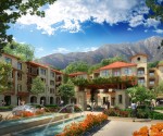 Ziegler recently closed on $140 million in bond financing for the MonteCedro continuing care retirement community (CCRC) in Altadena, Calif., which is being developed by an affiliate of Episcopal Communities & Services (ECS).
(Rendering courtesy of ECS)