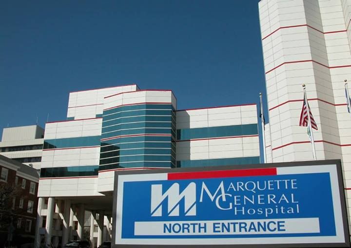 The current Marquette General Hospital in Marquette, Mich., would be replaced by a new $280 million, 279-bed facility under a plan by owner Duke LifePoint. The project would also include an 80,000 square foot medical office building. (Photo courtesy of Duke LifePoint)