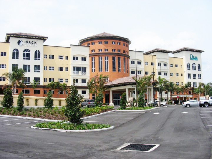 Among the recent dispositions by Harrison Street Real Estate was this MOB in Melbourne, Fla., Crane Creek Medical Center. Health Care REIT acquired the property, as well as six other MOBs from Harrison Street and a variety of joint venture partners.  (Photo courtesy of The B.A.C.K. Center)