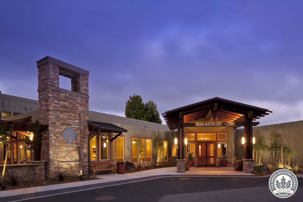 Atria Valley View is a Ventas-owned, LEED Silver-certified  independent and assisted living community in Walnut Creek, Calif. Photo courtesy of Atria Senior Living