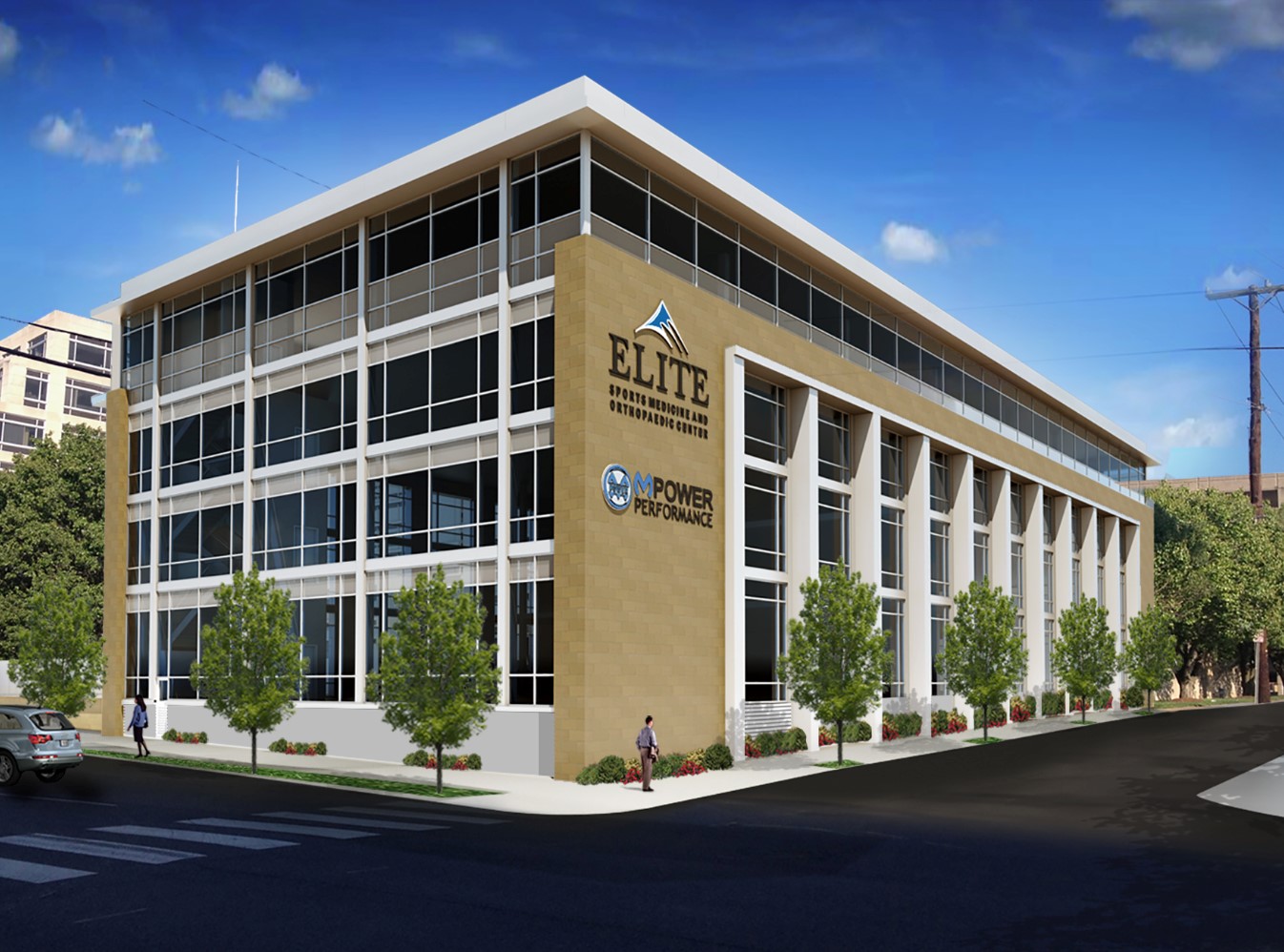 Healthcare Realty Trust is redeveloping its Midtown Medical Plaza I and II on the campus of Saint Thomas Midtown Hospital in Nashville, investing a reported $47.8 million on a 70,000 expansion and the construction of a new parking garage.  Rendering courtesy of Gresham Smith and Partners