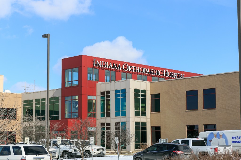The 118,000 square foot, 37-bed OrthoIndy Hospital and an attached 58,000 square foot medical office building (MOB) in Indianapolis recently traded hands for $97 million.The buyer (Ventas) and seller (Healthcare Realty Trust) were both REITs. (Photo courtesy of CBRE) 