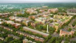 The former Walter Reed Hospital campus in Washington, D.C., is to be transformed into 3.1 million square feet of mixed-use space.
Photo courtesy of Hines Interests LP
