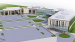 Initial plans for the proposed $133 Palos Community Hospital south campus expansion in Orland Park, Ill., (shown here) would have required the closing of a fitness center. Hospitals officials revised their plans after an outcry from some local residents. Rendering courtesy of Palos Community Hospital