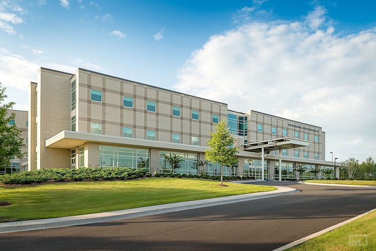 Griffin-American REIT IV has entered an agreement to acquire the 52,996 square foot Cullman Regional POB (physician office building) III for $16.7 million, or $314 per square foot, from White Plains, N.Y.-based Seavest Healthcare Properties LLC. (Photo courtesy of Jais Stanfield Architectural Photography)