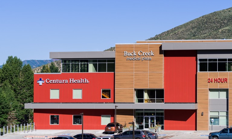 NexCore Group  orchestrated a land swap as part of complex development effort that made possible the recent opening of the 48,000 square foot Buck Creek Medical Plaza in Vail, Colo. Centura Health and Colorado Mountain Medical are the anchors. (Photo courtesy of NexCore Group)