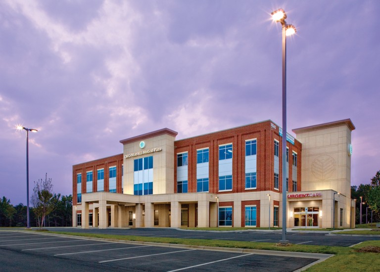 CMC Mint Hill Medical Plaza in Mint Hill, N.C., is 100 percent leased by affiliates of Carolinas HealthCare System. (Photo courtesy of Rodgers Builders)