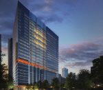 The new $550 million, 27-story, 242-bed Shirley Ryan AbilityLab is scheduled to open March 25 at 355 E. Erie St. in Chicago’s Streeterville neighborhood, replacing and rebranding the 182-bed Rehabilitation Institute of Chicago (RIC) hospital at 345 E. Superior St. (Rendering courtesy of RIC)