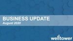 News Release: Welltower Issues Business Update