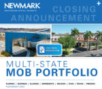 News Release: Newmark Announces Sale, Equity Placement and Financing of 12-Property Medical Office Portfolio