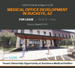 The City of Buckeye is excited to welcome the Sundance Medical Pavilion coming in 2023!