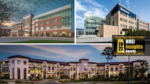Doctors’ Pavilion (top left), Beaumont Outpatient Campus – Livonia (top right), and The Gallery at Port Orange (bottom)