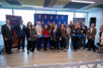 Group cutting the ribbon together