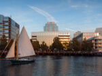 Core building as seen from San Diego Bay; conceptual signage (Credit Courtesy IQHQ / Photo by Breadtruck Films)