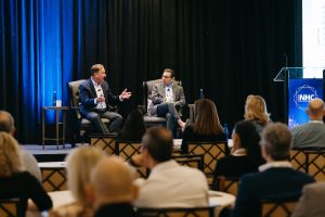 At the recent Colliers National Healthcare Conference in New Orleans, Mike Hargrave of Revista and David Braunstein of Rethink Healthcare Real Estate discussed foreign capital, the return of the portfolio premium, cap rates, spreads and more.
Photo courtesy of Colliers