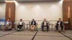 The InterFace "Investment" panel discussion included (from left to right): Ted Barr of Woodside Health, Ben Appel of Newmark, Chris Morgan of Big Sky Medical, Justin Shea of Hammes Partners and moderator Steve Leathers of Transwestern.
HREI™ photo